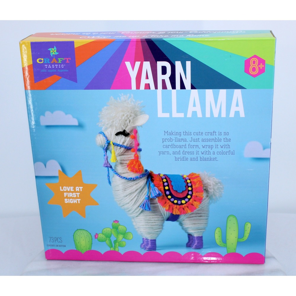 Craft Tastic Yarn Llama Craft Kit Ages 8 Plus Fun Activity